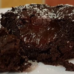 A picture of Life By Chocolate! Keto Lava Mug Cake.