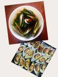 Mussels Two Ways - Baked Mussels and Mussels in Broth (Tahong)