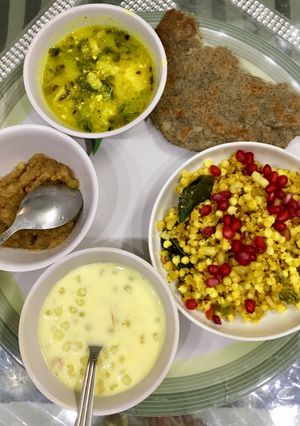 A picture of Falahari thali.