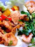 Chicken Honey Spicy and Mix Vegetable / menu diet+menu sehat