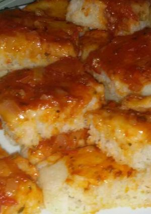 Una foto de Pizza casera