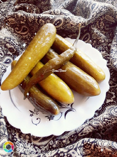 عکسی از دستور خیارشور خانگی😍