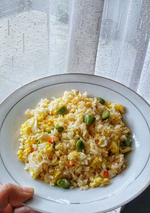 A picture of Nasi Goreng Pete / Bitter Beans Fried Rice.