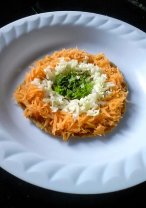A picture of Tricolour Thalipeeth.