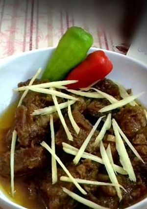 A picture of Beef Jalferaizi.