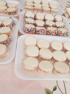 Una foto de Alfajores de maicena, apto para celíacos!