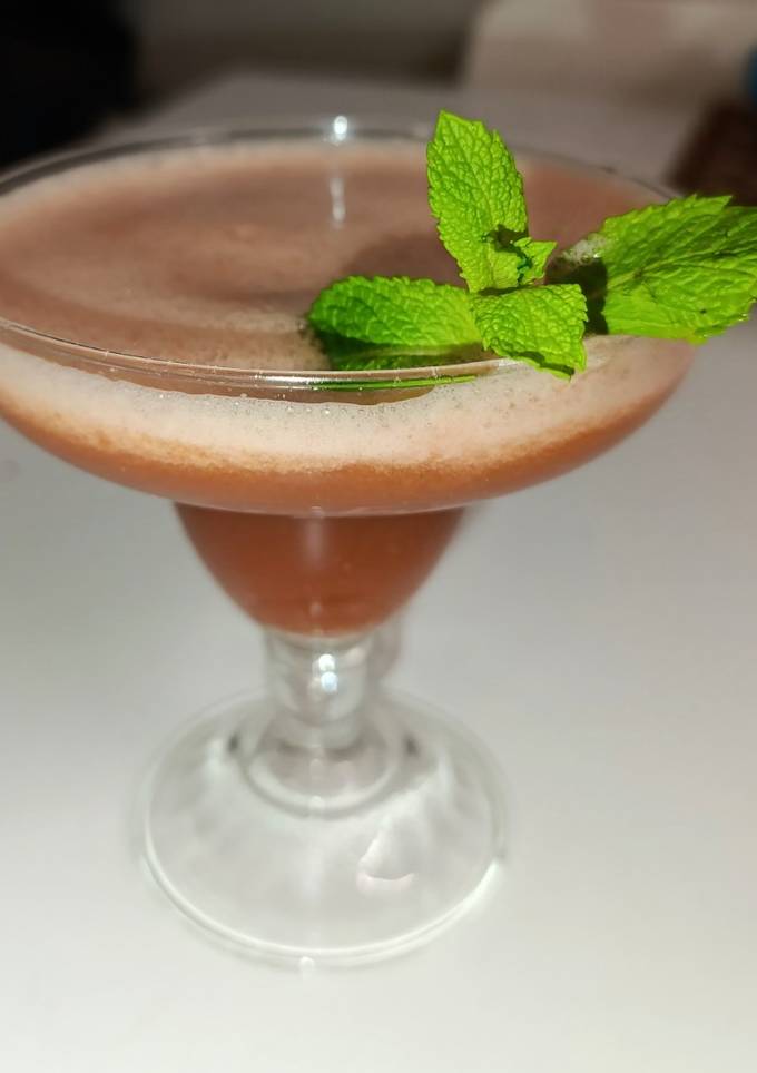 Кавунно🍉 - медово - м'ятний коктейль