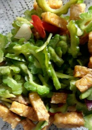 Foto resep Tumis PTP(pare tempe pete)