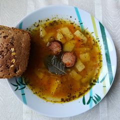 A picture of Split pea soup.