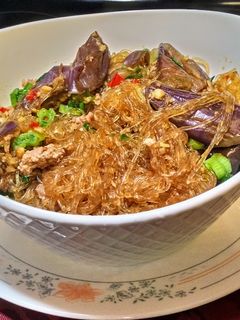茄子肉末粉絲煲 的食譜成品照片
