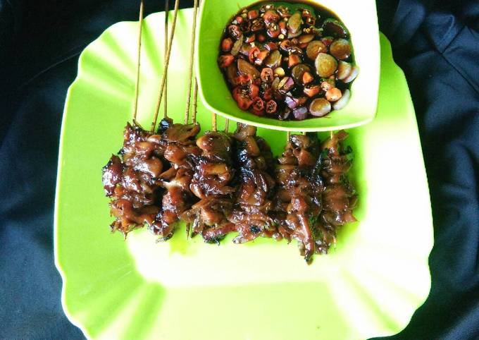 Bagaimana cara memasak Sate Jamur Tiram  menggugah selera