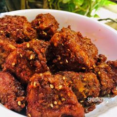 A picture of Korean Fried Chicken.