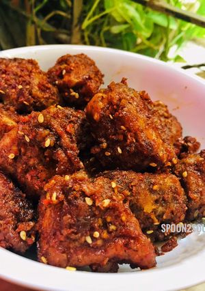 A picture of Korean Fried Chicken.