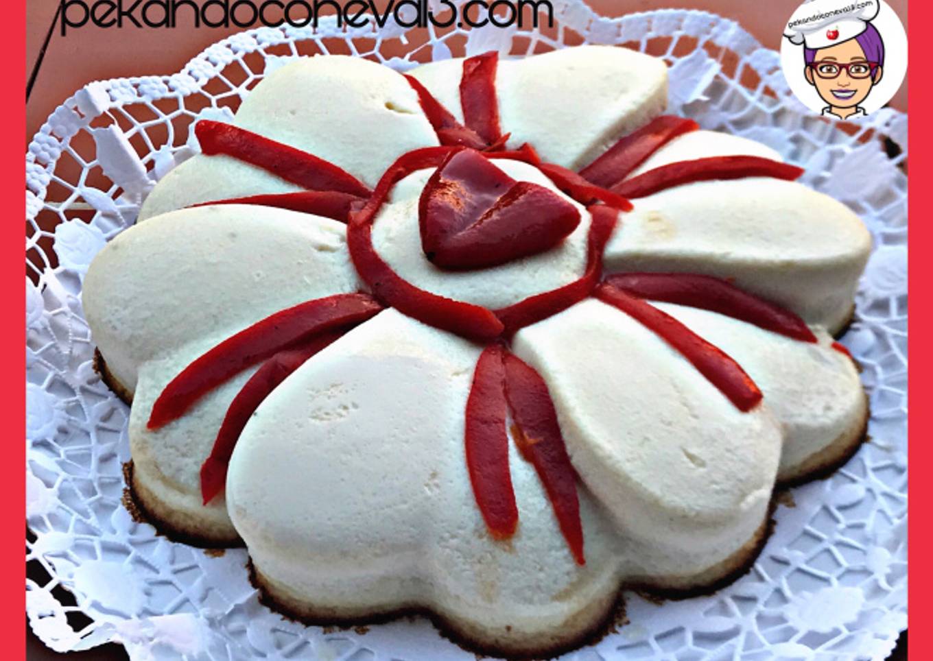 Puding de espárragos blancos