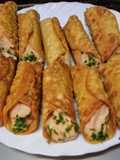 Rollitos crujientes con patata y lacón