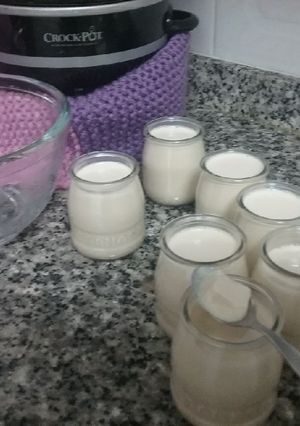 Una foto de Yogurt sabor Chai Latte en olla lenta