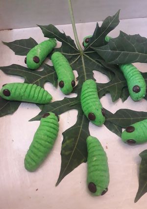 Foto resep Caterpillar cookies/kuker ulet