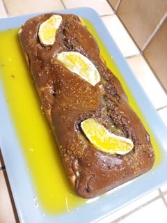 Une photo de Cake marbré chocolat, à l'orange, au citron #healthy