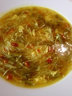Una foto de Sopa de espárragos