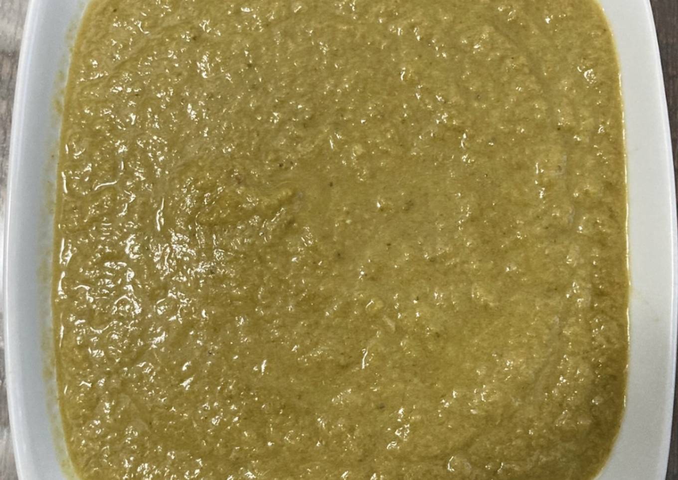 Puré de verduras y pollo