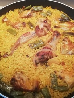 Una foto de Paella fácil
