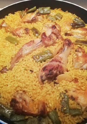 Una foto de Paella fácil