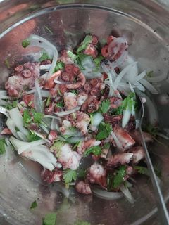 Una foto de Ceviche de pulpo