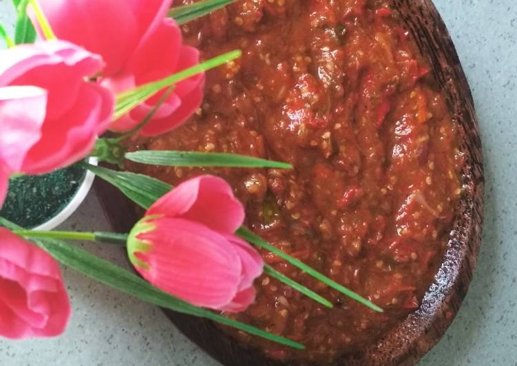 Resep Sambal Terasi Ulek, Lezat Sekali