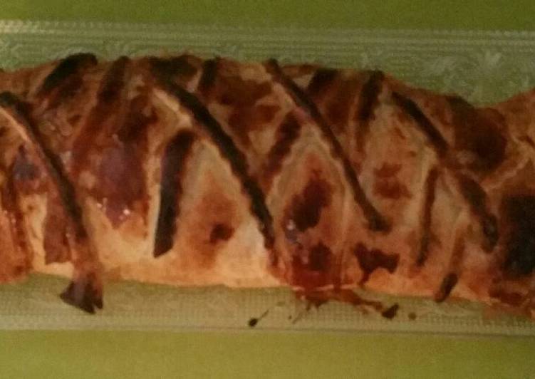 Solomillo envuelto con masa de hojaldre