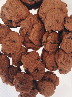 Foto resep Cookies coklat (foto step by step)