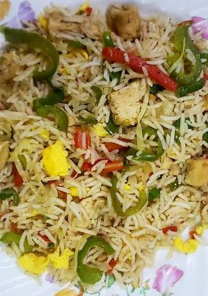 A picture of Chicken Fried Rice.
