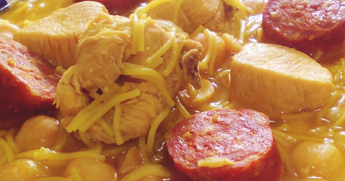 Chicken & Chorizo Soup Recipe by Miggy Loves Food Cookpad