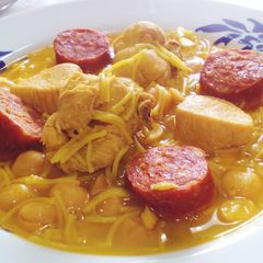 A picture of Chicken & Chorizo Soup.