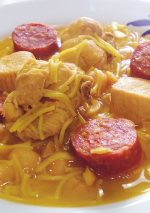 A picture of Chicken & Chorizo Soup.