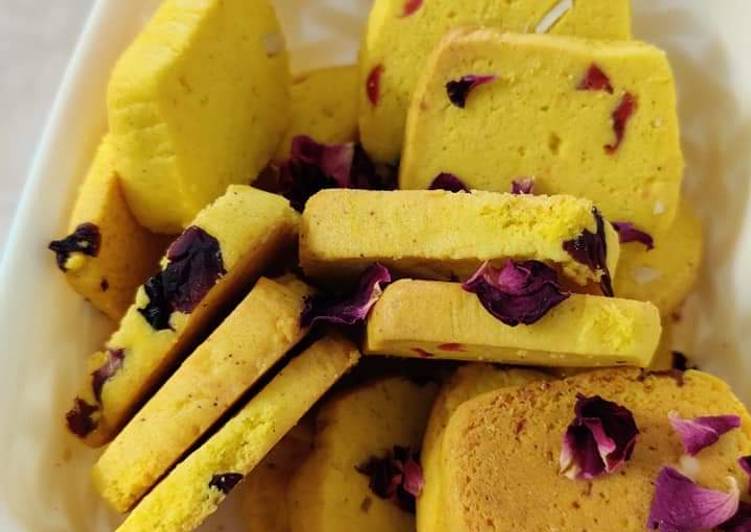 #Rose Saffron Cookies#