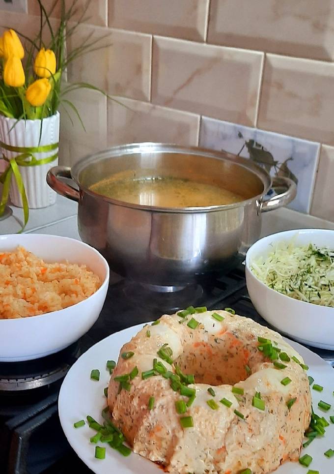 Запечений курячий кекс