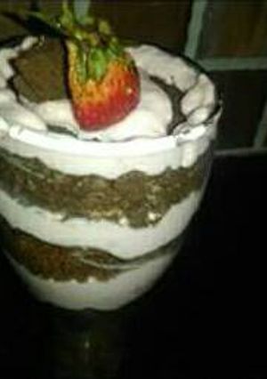 A picture of Cup cake pudding.