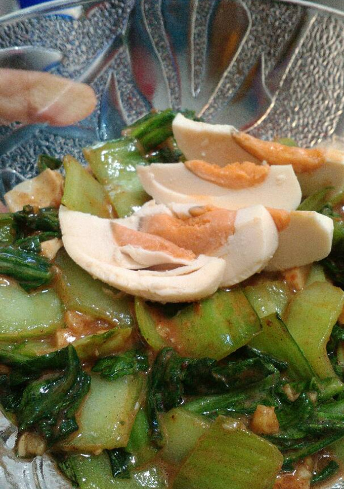 Foto resep Tumis pokcoy telur asin