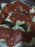 Conchiglioni de ricotta y espinaca