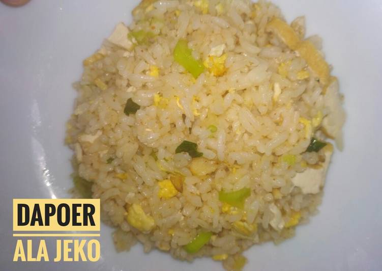 Resep Nasi Goreng Tahu Ala Jeko yang Lezat