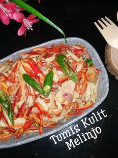Foto resep 105. Tumis Kulit Melinjo