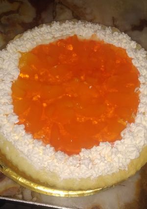 Una foto de Tarta de durazno