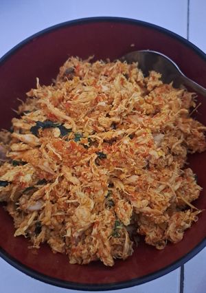 Foto resep Suwir Ayam Kemangi Pedas