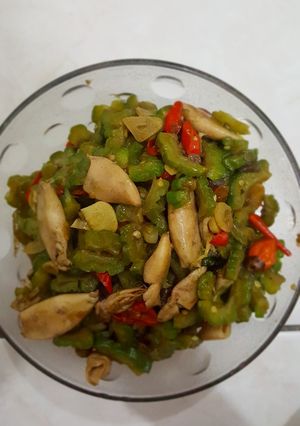 Foto resep Oseng Pare Cumi Asin