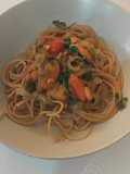 🍝 Espaguetis con mejillones y aceitunas