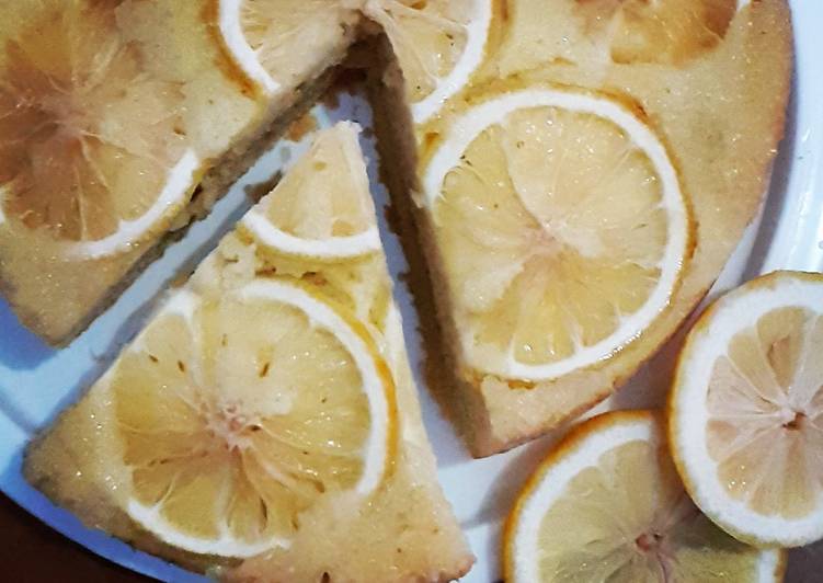 Cara Gampang Membuat Lemon Upside Down Cake Anti Gagal