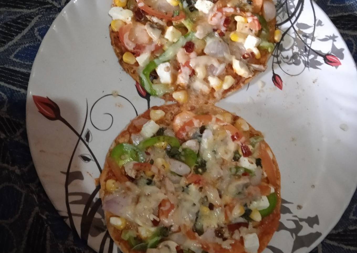 Roti healthy pizza