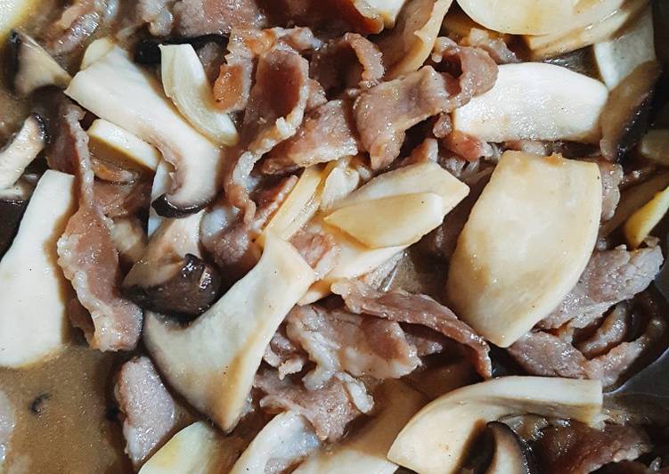 Tumis Daging Jamur 🐄🍄