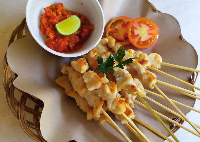  Cara  buat Sate Taichan Sambel Gledeg yang enak