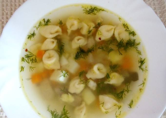 Готовим суп с галушками украинский